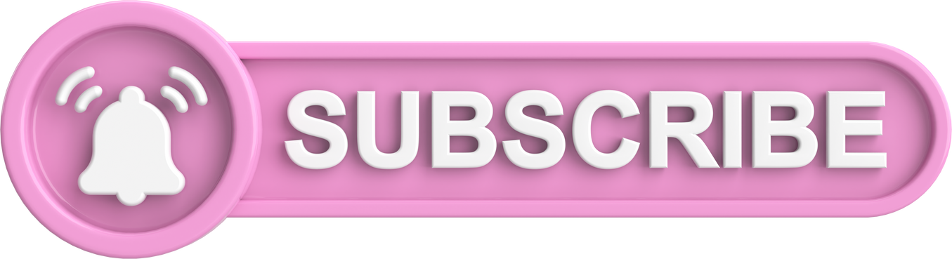 Subscribe button. Subscribe icon. 3D illustration.